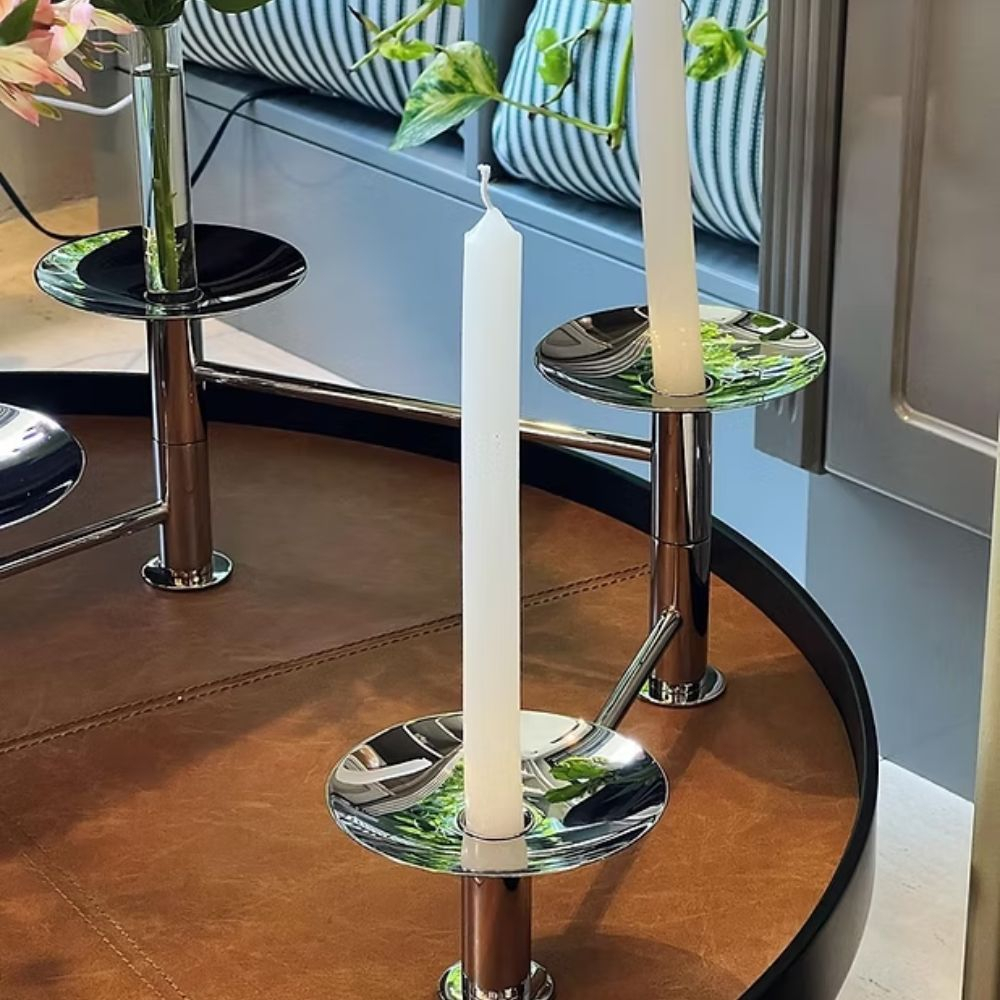 Candelabro Articulado 5 Velas Prata – Orfevrerie Royale