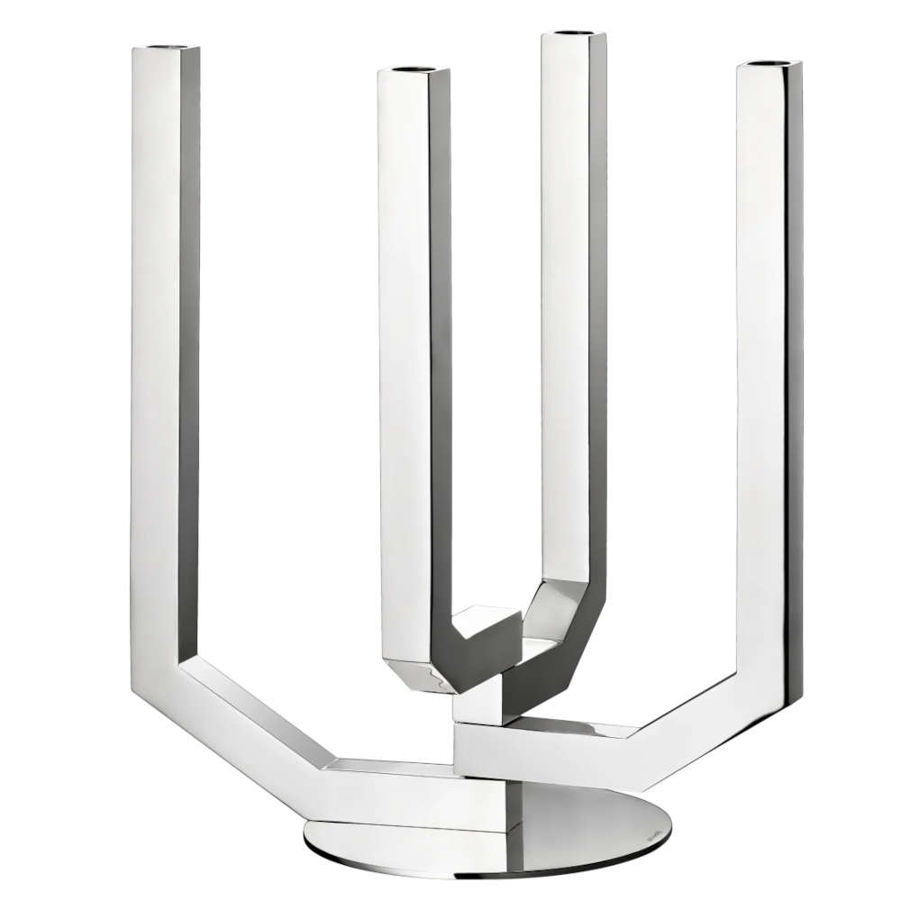 Candelabro de 4 Velas Arborescence Acier Christofle