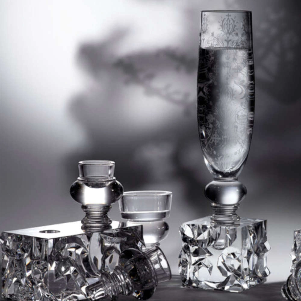 Candelabro Em Cristal Baccarat Foret Des Songes