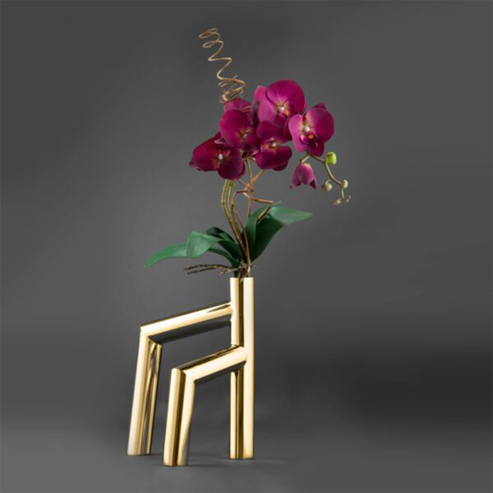 Castiçal Riva Escora Ouro 24k Castiçal Riva Escora Ouro 24k