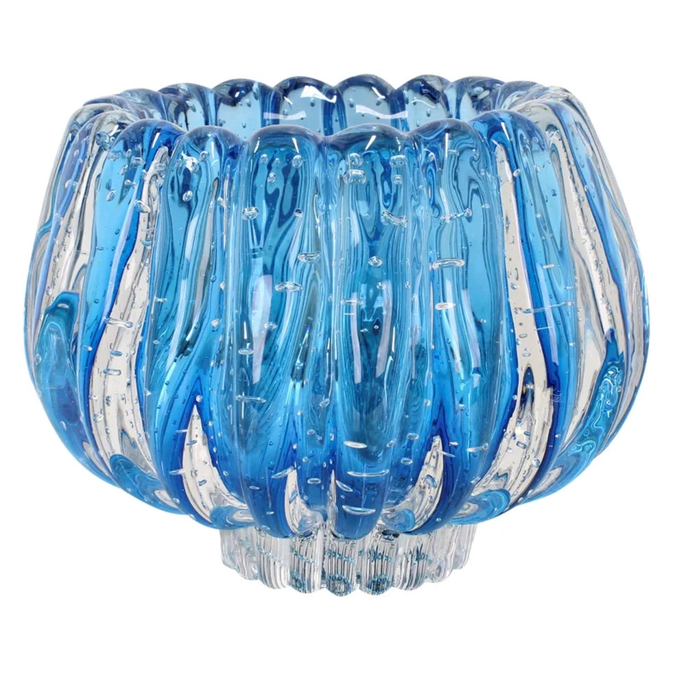 Centro de Mesa Beaune Cristais D´labone Aquamarine 22 X 15 Cm