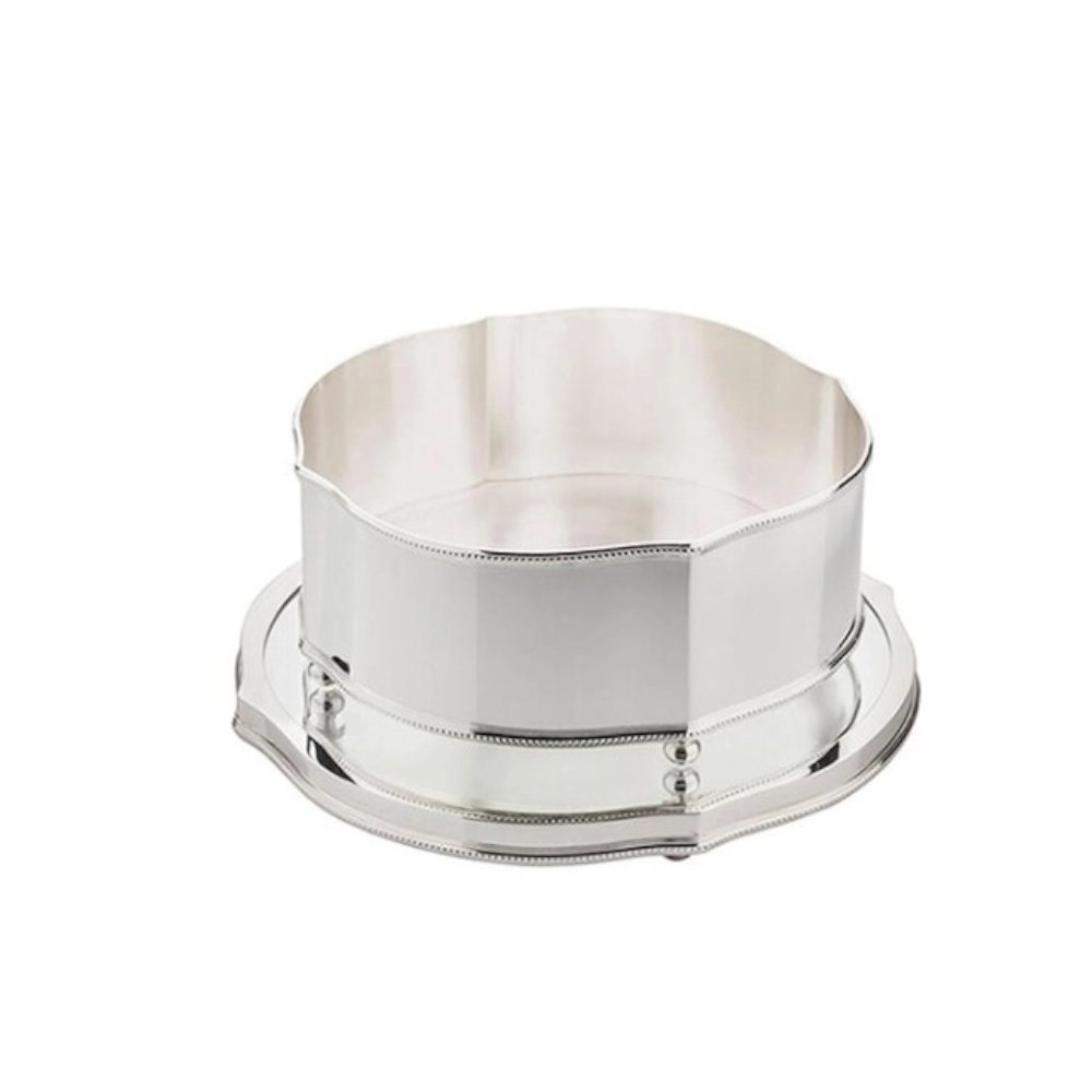 Centro de Mesa Classico St. James Com Cordao Perola e Presentoir Em Espelho Centro de Mesa Classico St. James Com Cordao Perola e Presentoir Em Espelho