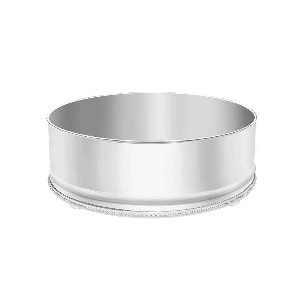 Centro de Mesa Redondo Silverlux Pérola 18,5 X 7 Cm Centro de Mesa Redondo Silverlux Pérola 18,5 X 7 Cm