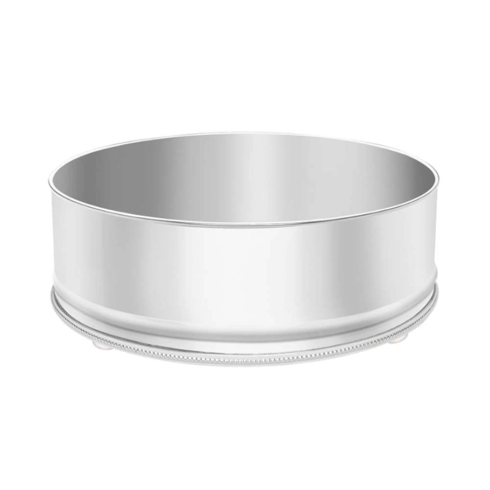 Centro de Mesa Redondo Silverlux Pérola 38 X 14 Cm Centro de Mesa Redondo Silverlux Pérola 38 X 14 Cm