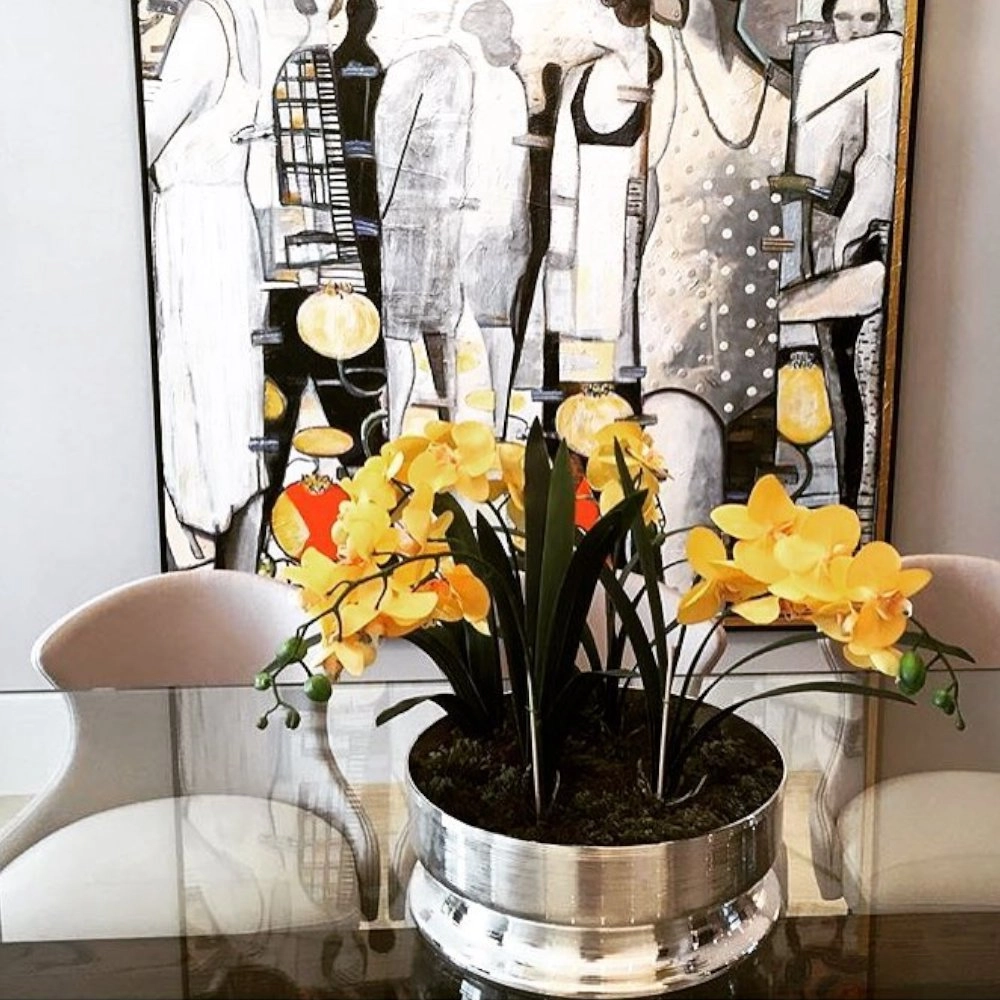 Centro de Mesa St James Silhouette 13 X 33 Cm