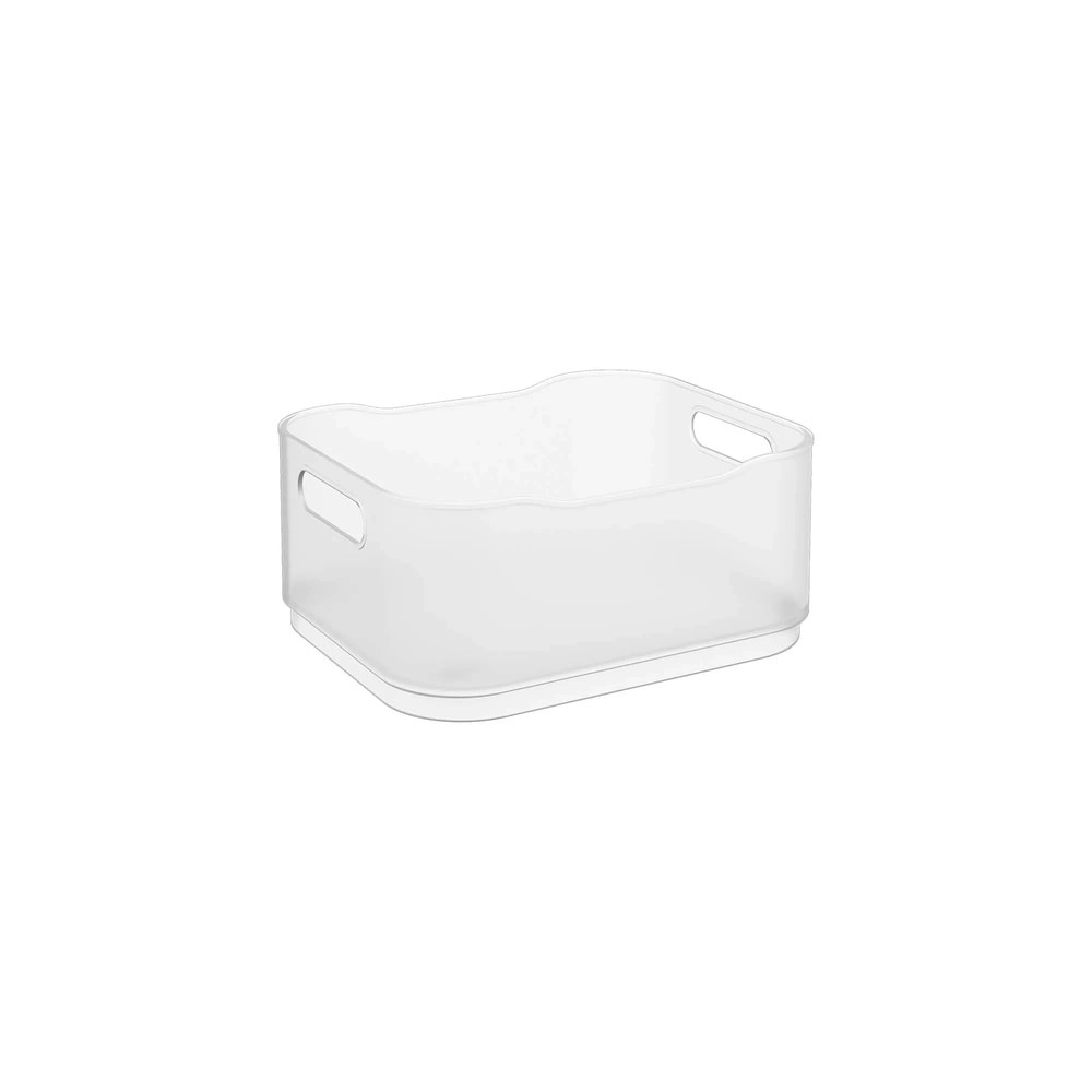 Cesta Fit Grande Coza Transparente 30,5 X 18,5 X 12 Cm Cesta Fit Grande Coza Transparente 30,5 X 18,5 X 12 Cm
