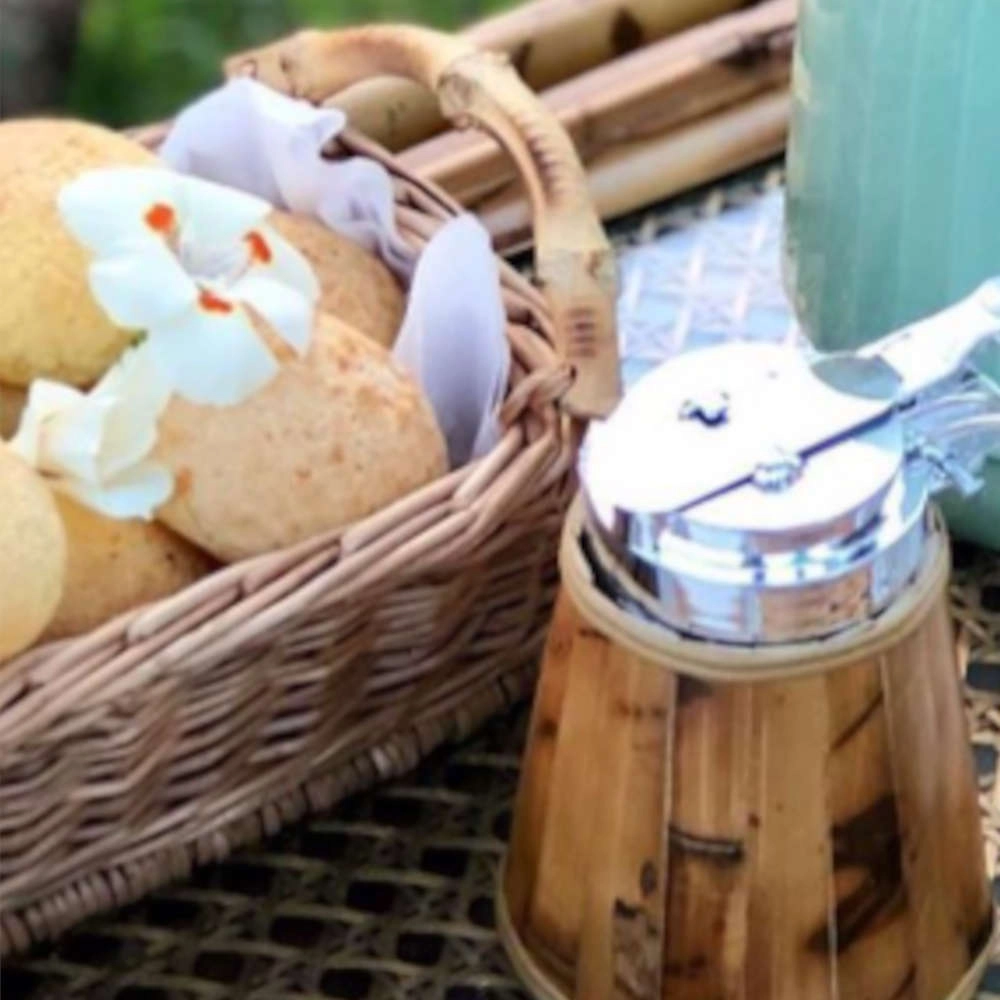 Cesta Para Pao Com Alca Sonia Pierry 27,5 X 12,5 X 7 Cm Cesta Para Pao Com Alca Sonia Pierry 27,5 X 12,5 X 7 Cm