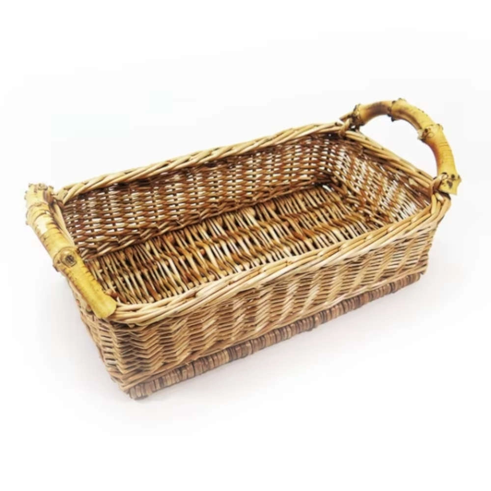 Cesta Para Pao Com Alca Sonia Pierry 27,5 X 12,5 X 7 Cm Cesta Para Pao Com Alca Sonia Pierry 27,5 X 12,5 X 7 Cm