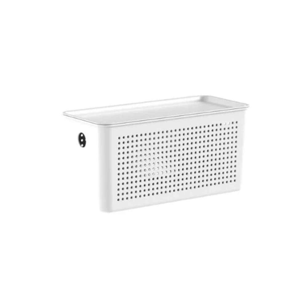 Cesto Organizador Com Tampa Ou Branco 6,6 Litros Cesto Organizador Com Tampa Ou Branco 6,6 Litros