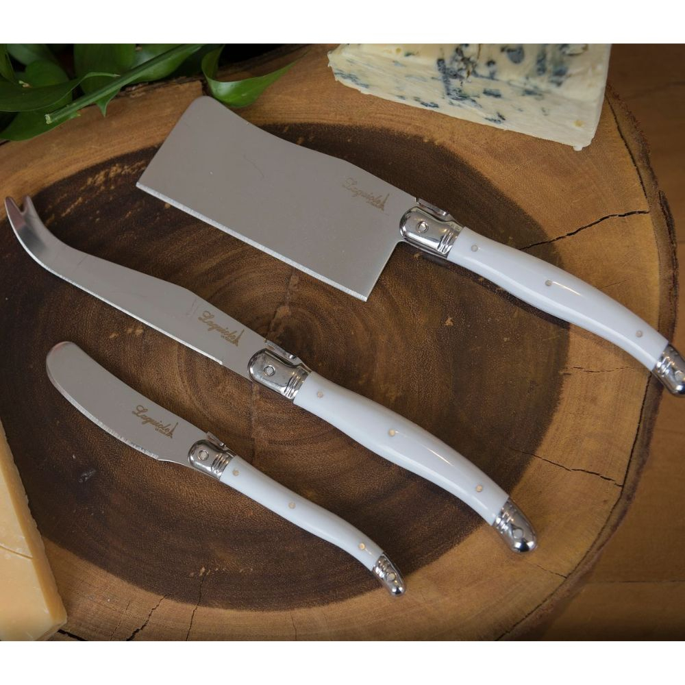 Conjunto C/ 3 Pecas Para Queijo Luxo Laguiole Conjunto C/ 3 Pecas Para Queijo Luxo Laguiole