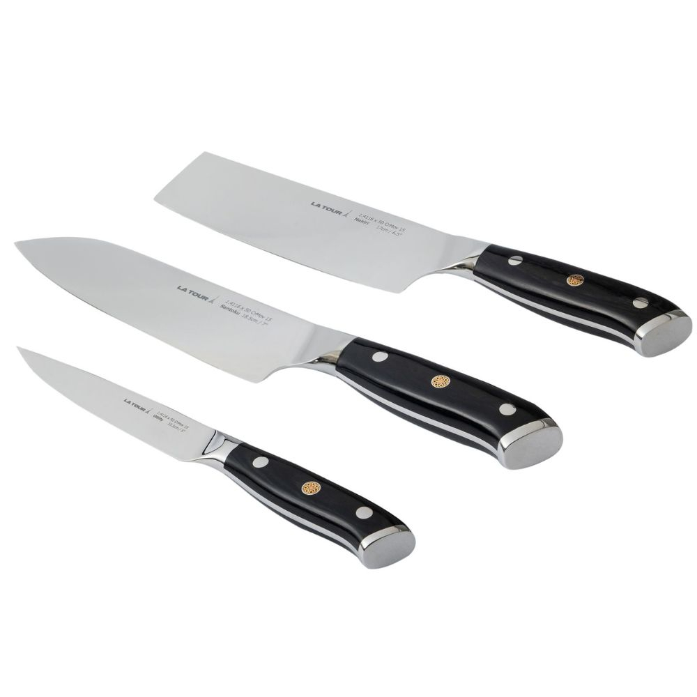 Conjunto Com 3 Facas Laguiole Inox Conjunto Com 3 Facas Laguiole Inox