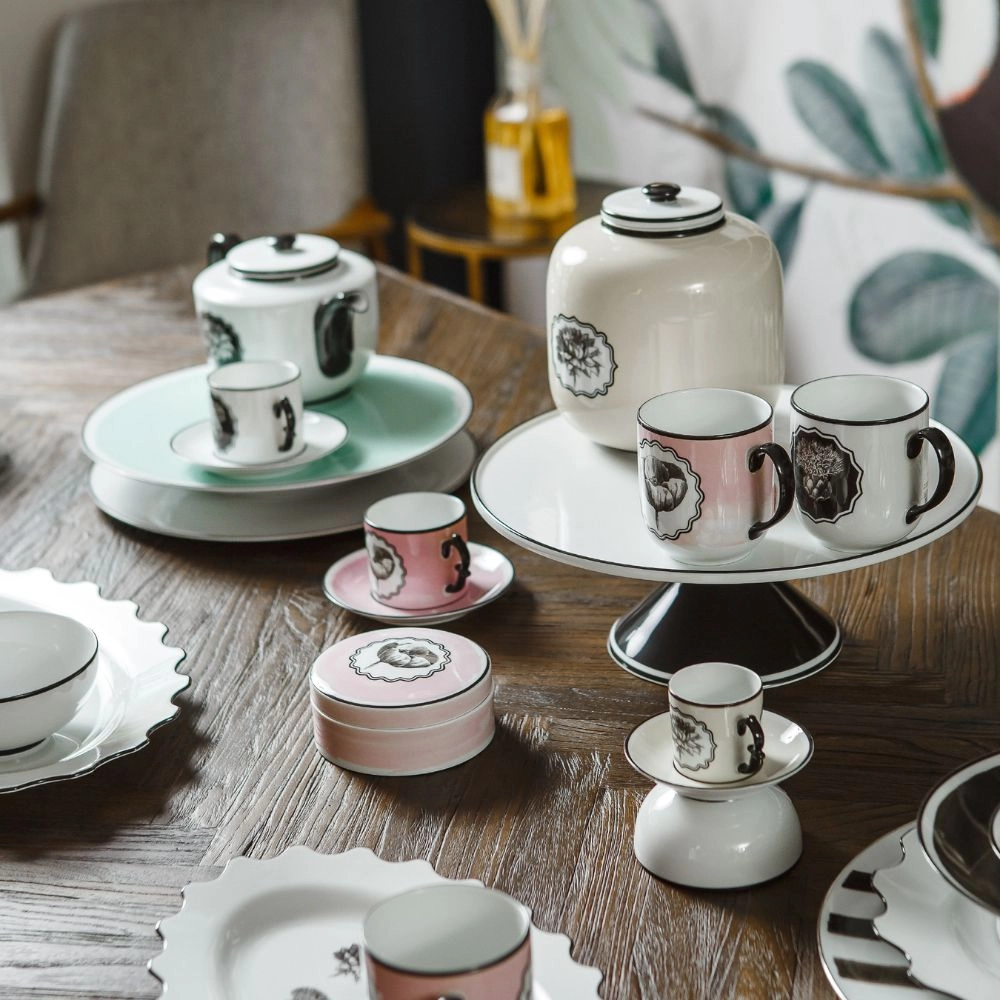 Conjunto Com 4 Xicaras Para Cha Herbariae  – Vista Alegre