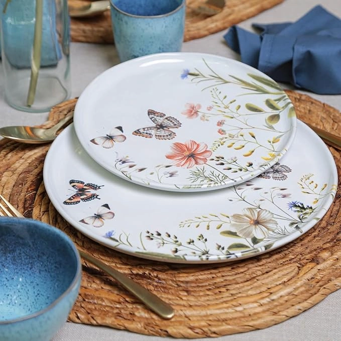 Conjunto Com 6 Pratos Raso Porto Brasil Bio Encanto