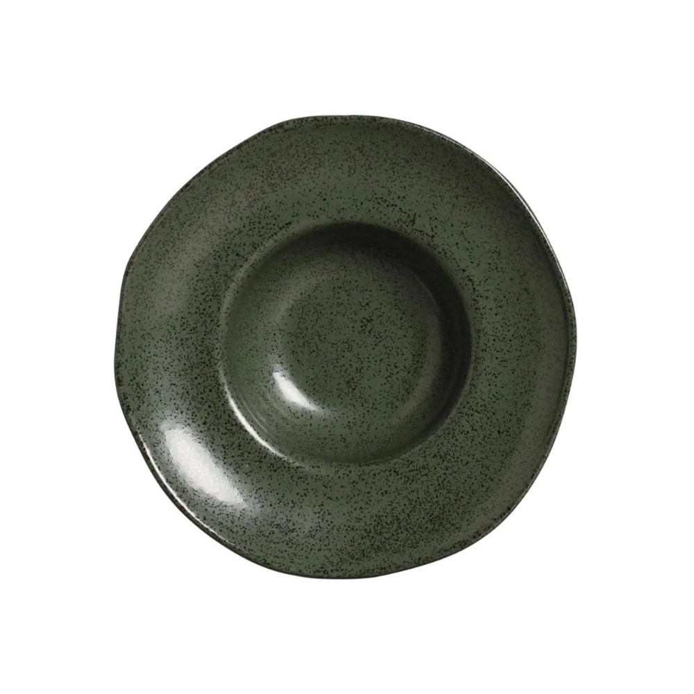 Conjunto de 4 Pratos Para Massa Porto Brasil Organico Greenery