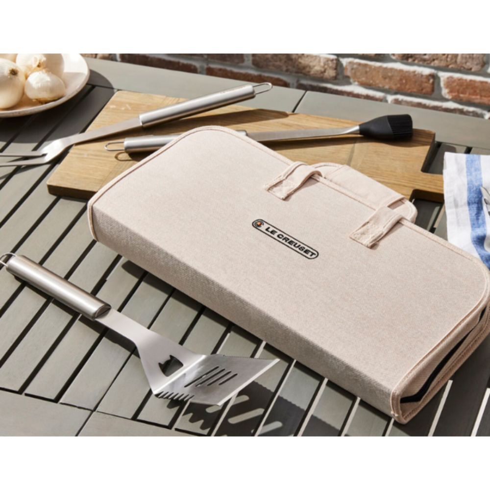 Conjunto de Churrasco C/  4 Utensilios Inox Alpine Le Creuset