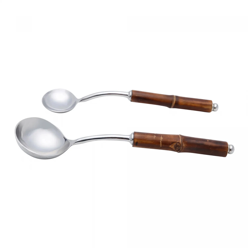 Conjunto de Conchas Wolff Bamboo Escuro - 2 Pecas