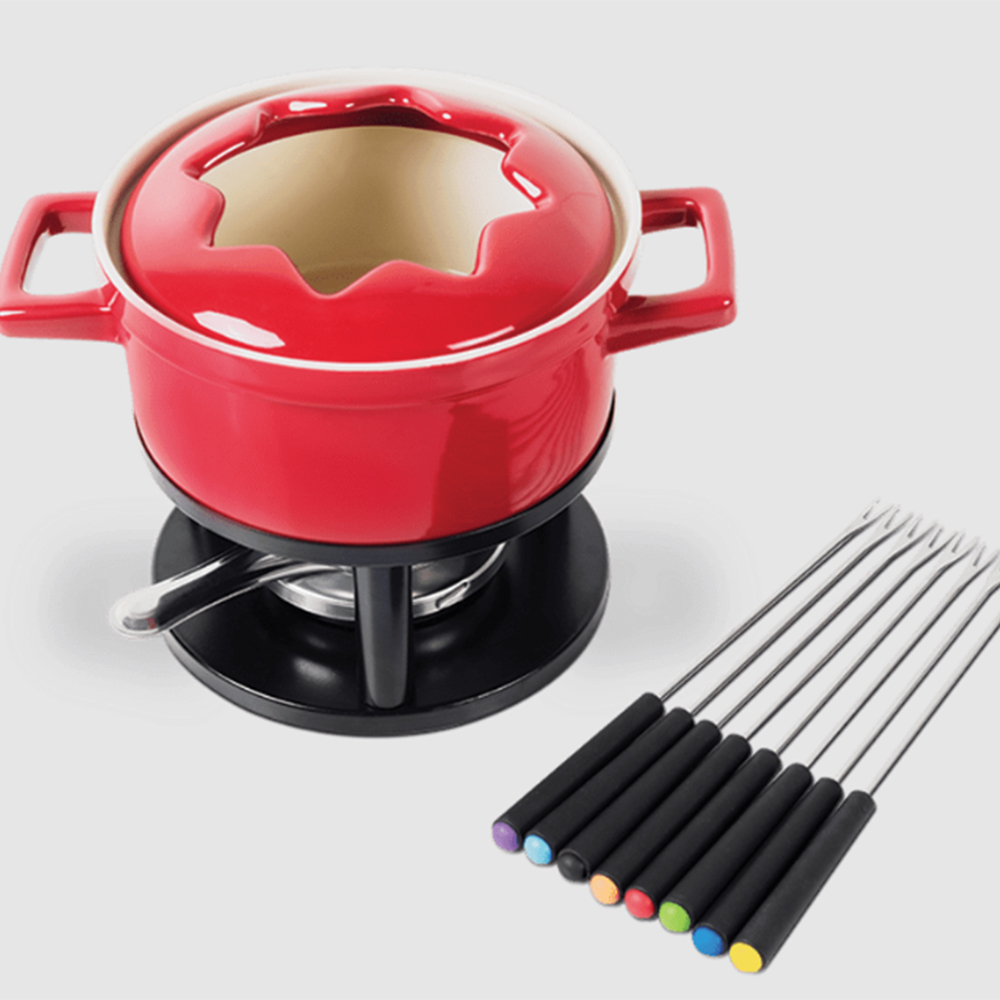 Conjunto Para Fondue Brinox Fondue 13 Peças Conjunto Para Fondue Brinox Fondue 13 Peças