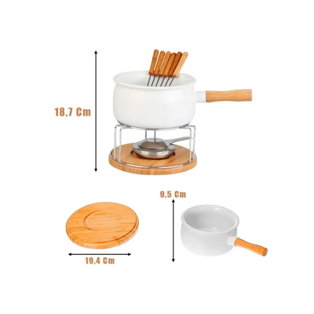 Conjunto Para Fondue Haüskraft Moritz 11 Peças