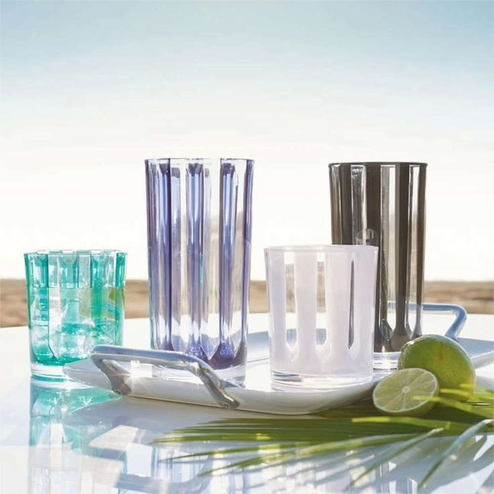 Copo Alto Ribeiro e Pavani Acrilico Listras 620 Ml