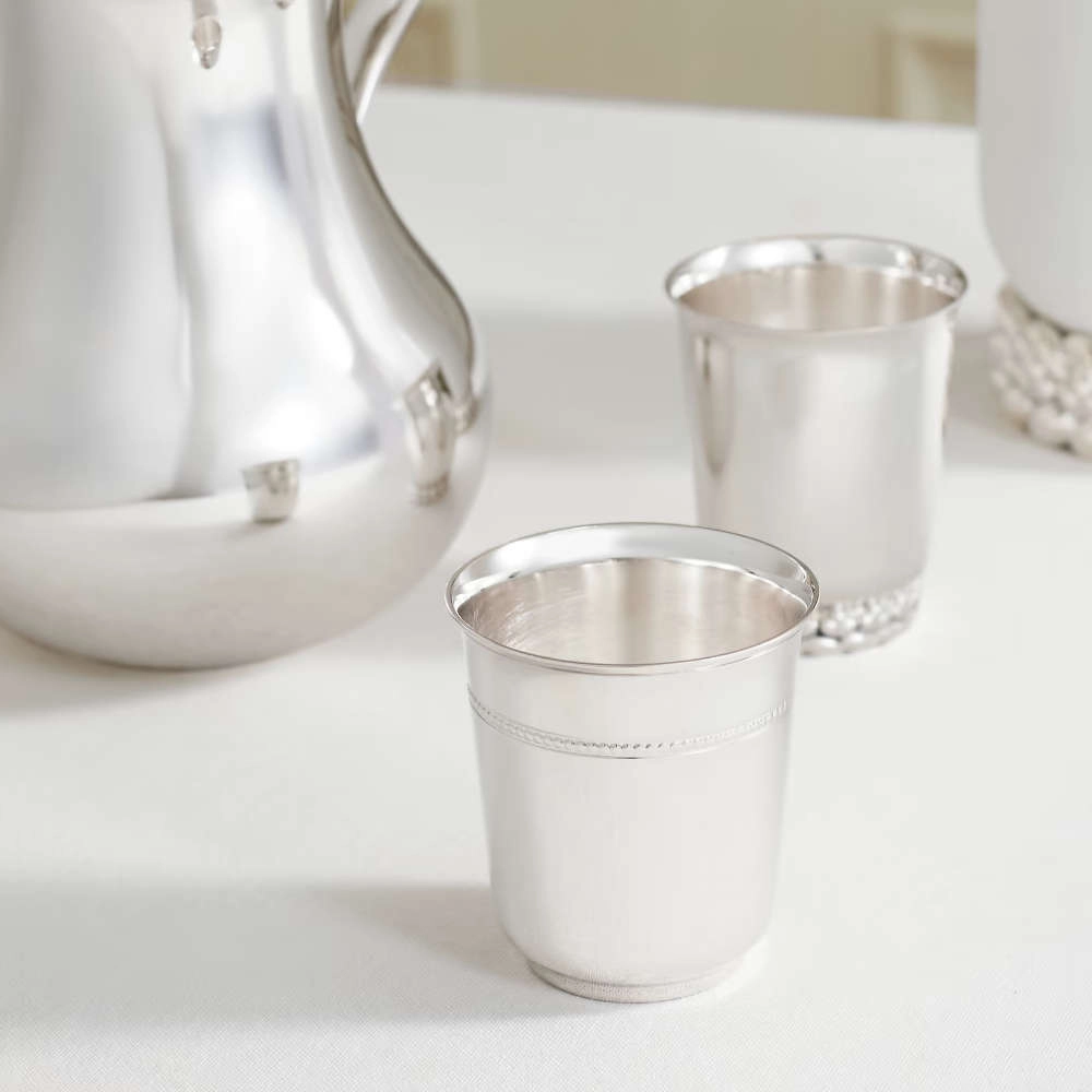 Copo Infantil Christofle Malmaison Em Prata de Lei 925