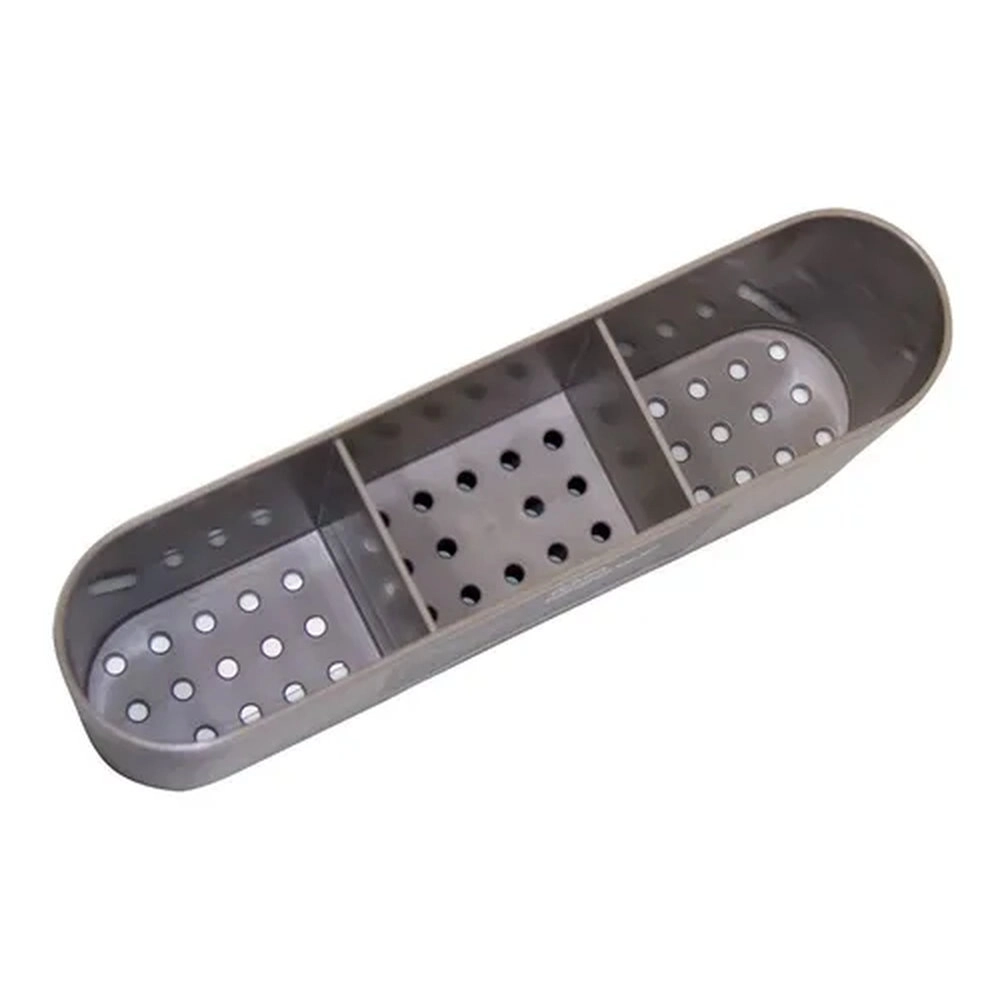 Escorredor de Talheres Coza Flat Cinza 6 X 23,5 X 10 Cm