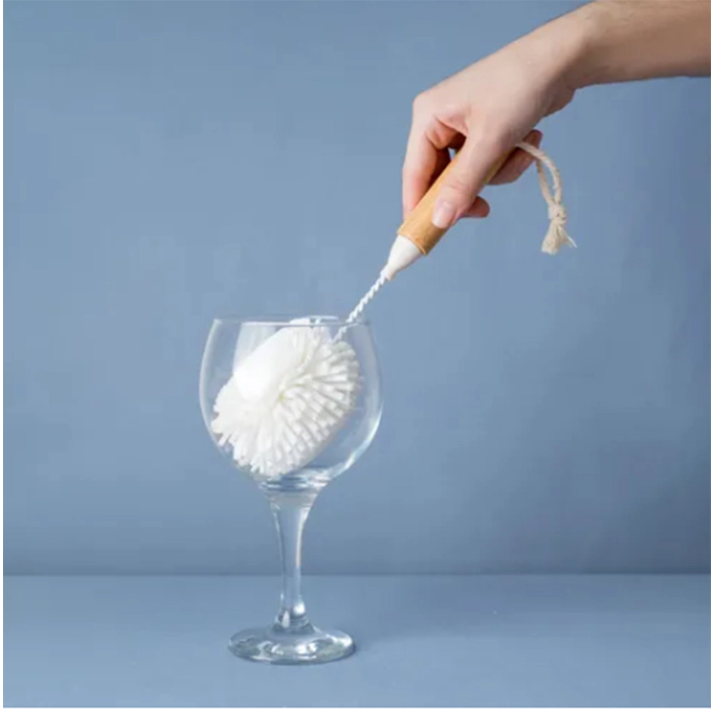 Escova de Limpeza Para Copos Oikos Bambu 47,5 Cm