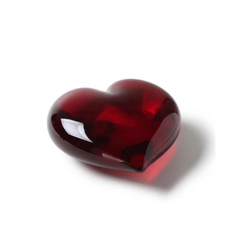 Escultura Coração Cristais Cá D'oro 12 Cm