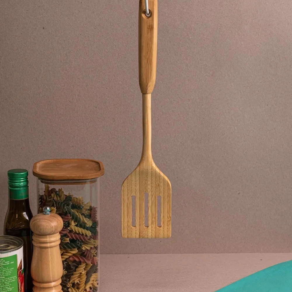 Espátula Vazada de Bambu Oikos 35 Cm