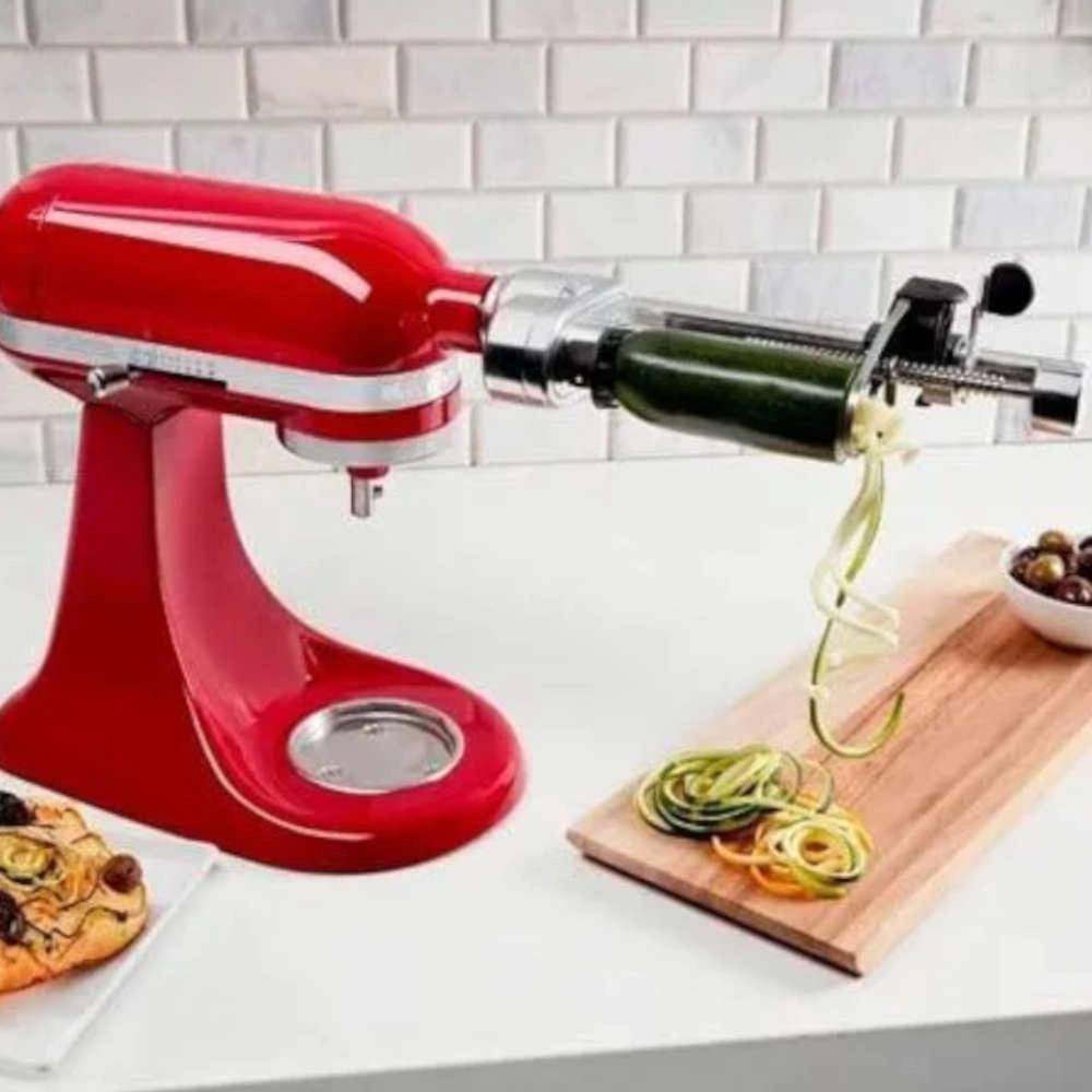Espiralizador de Frutas e Legumes Para Stand Mixer Kitchenaid Espiralizador de Frutas e Legumes Para Stand Mixer Kitchenaid