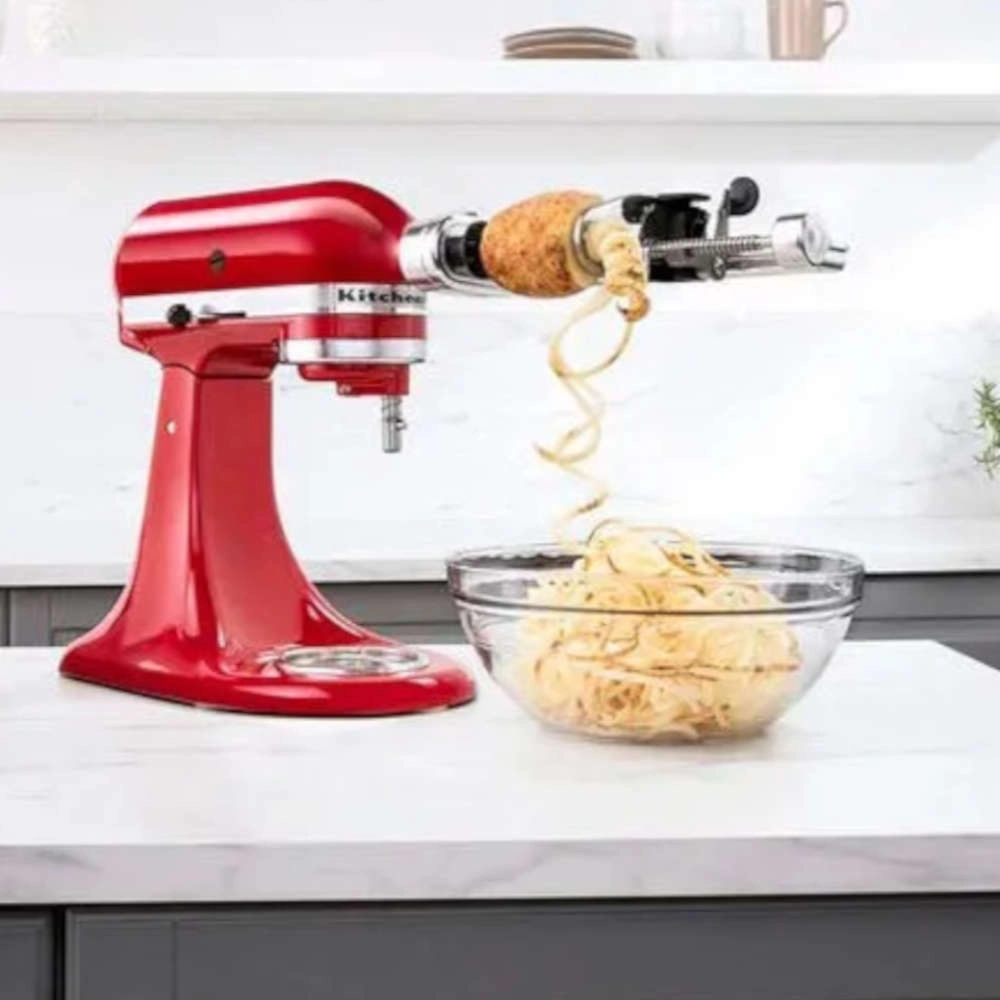 Espiralizador de Frutas e Legumes Para Stand Mixer Kitchenaid Espiralizador de Frutas e Legumes Para Stand Mixer Kitchenaid