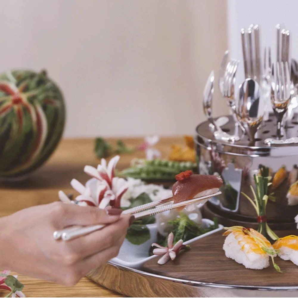 Faqueiro Christofle Mood Asia 24 Pecas