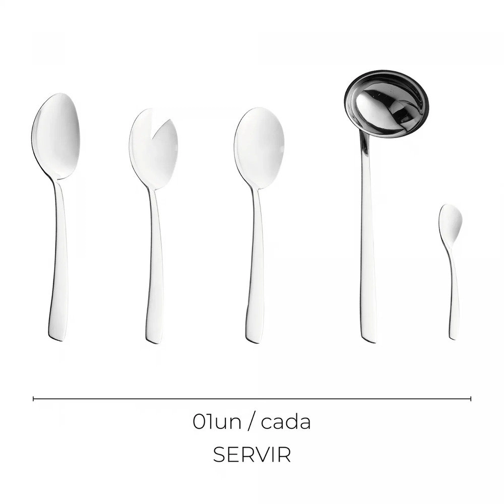 Faqueiro London Aco Inox 101 Pecas Faqueiro London Aco Inox 101 Pecas