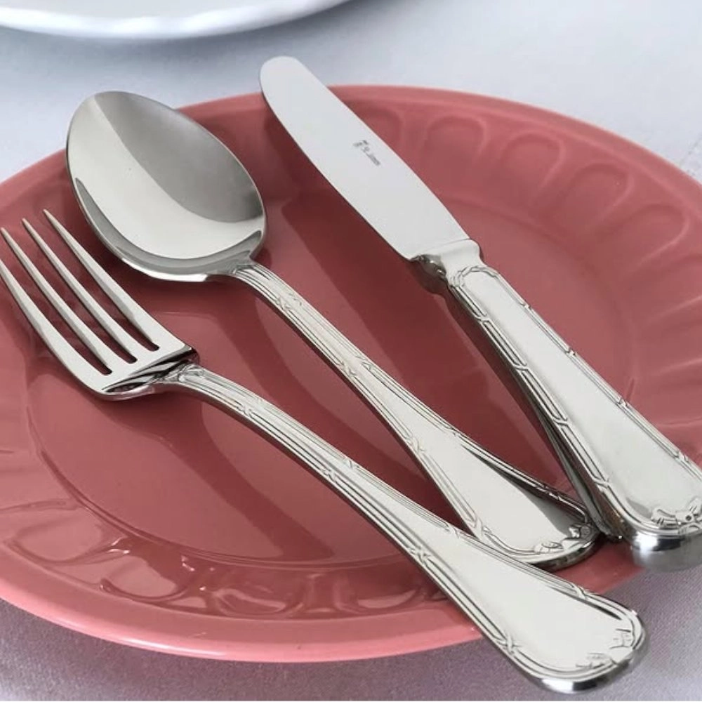 Faqueiro C/ 101 peças Aço inox St. James Croisé