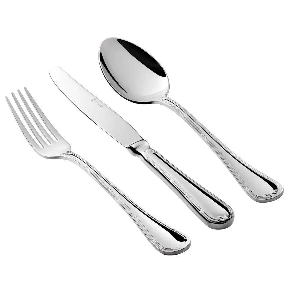 Faqueiro St. James Croise Aco Inox 130 Pecas