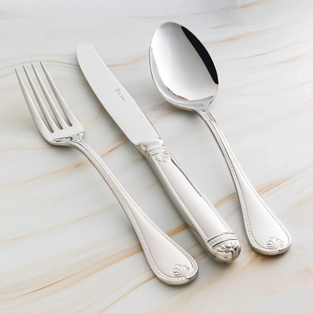 Faqueiro St. James Perola Prata 130 Pecas