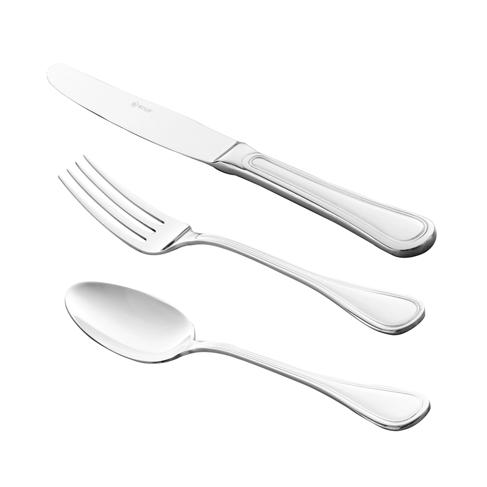 Faqueiro Wolff Avalon Aço Inox - 101 Peças Faqueiro Wolff Avalon Aço Inox - 101 Peças