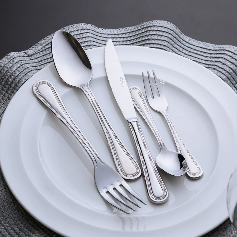 Faqueiro Wolff  Perola Aco Inox - 101 Pecas