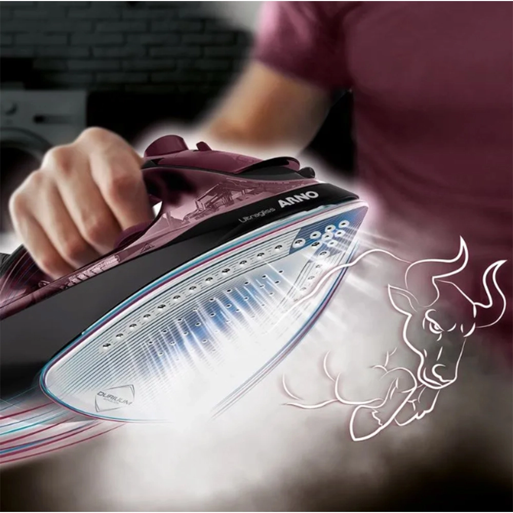 Ferro a Vapor Arno Ultragliss Com Base Durilium Airglide
