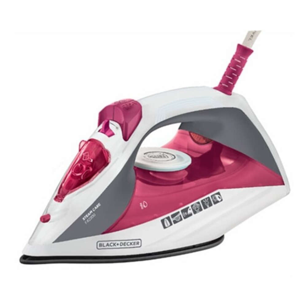 Ferro de Passar a Vapor Black+decker Fx2200 Vermelho Ferro de Passar a Vapor Black+decker Fx2200 Vermelho