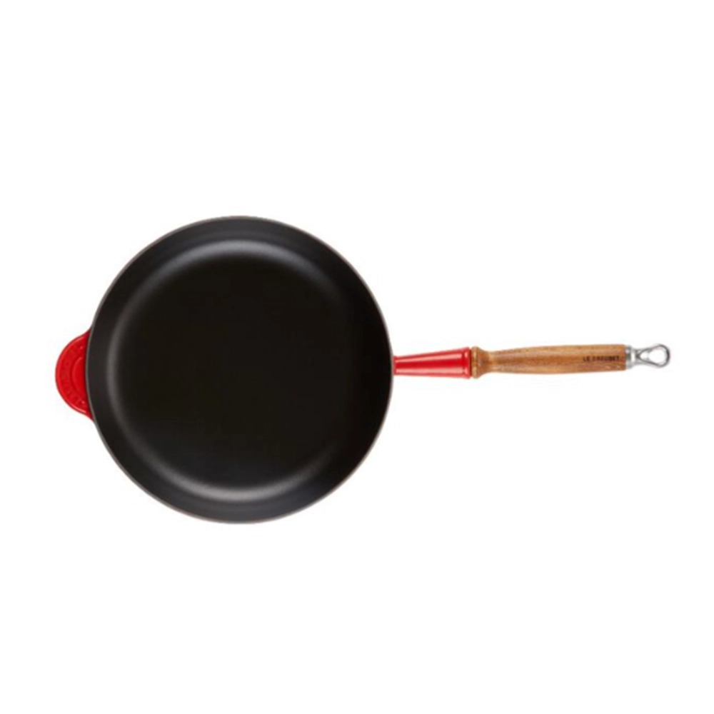 Frigideira Alta Com Cabo de Madeira Le Creuset Signature 28 Cm