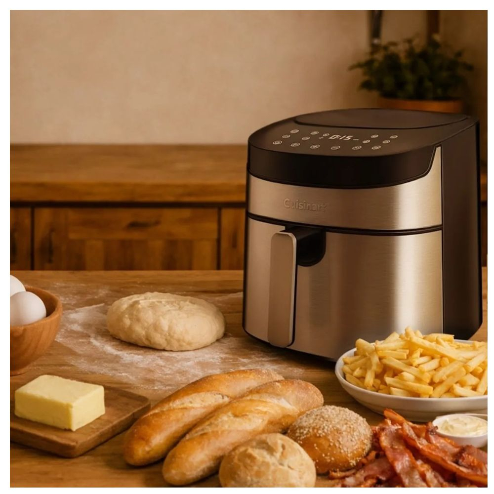Fritadeira Eletrica Air Fryer Digital Cuisinart 7,2 Litros Fritadeira Eletrica Air Fryer Digital Cuisinart 7,2 Litros