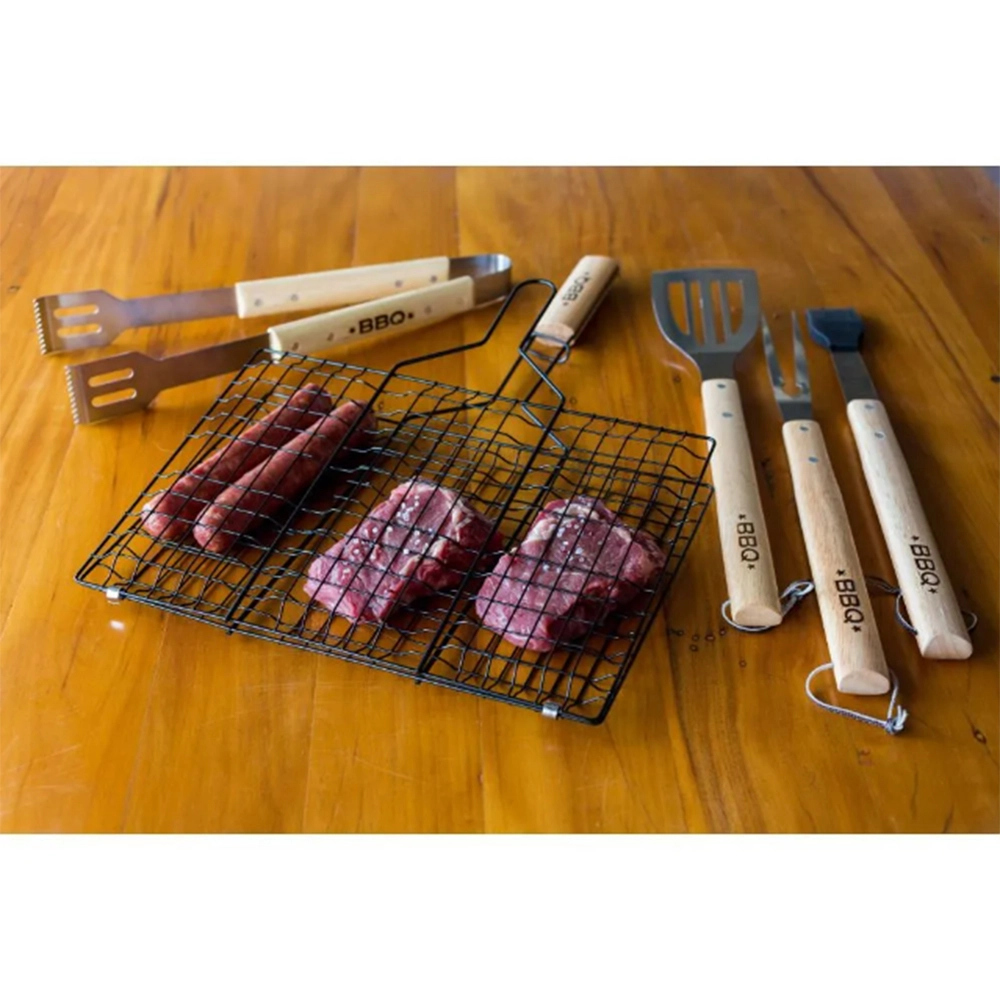 Garfo Para Churrasco Fackelmann Bbq 42 Cm