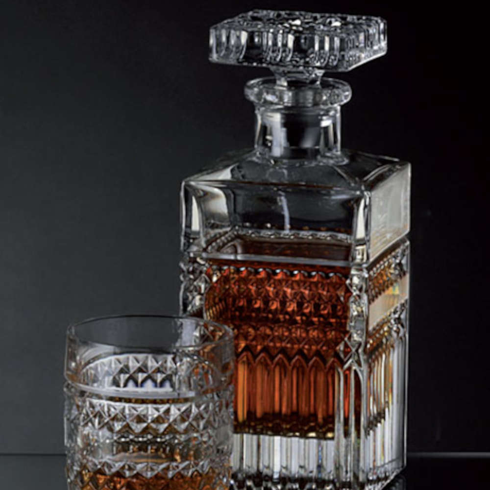 Garrafa Para Whisky Diana Em Cristal 700ml