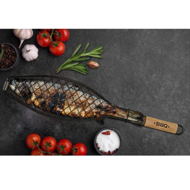 Grelha Para Churrasco - Peixe Fackelmann Bbq 60 Cm Grelha Para Churrasco - Peixe Fackelmann Bbq 60 Cm
