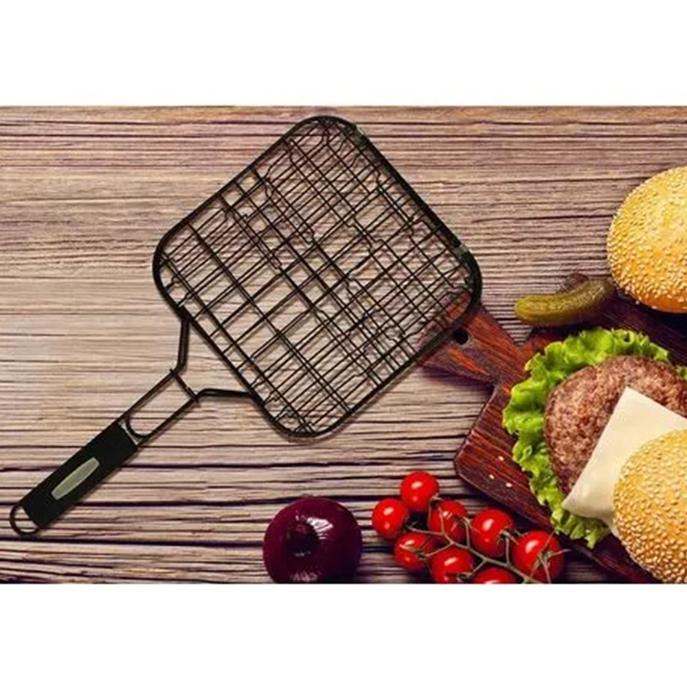 Grelha Para Hambúrguer Fackelmann Bbq 50 X 24 X 5 Cm