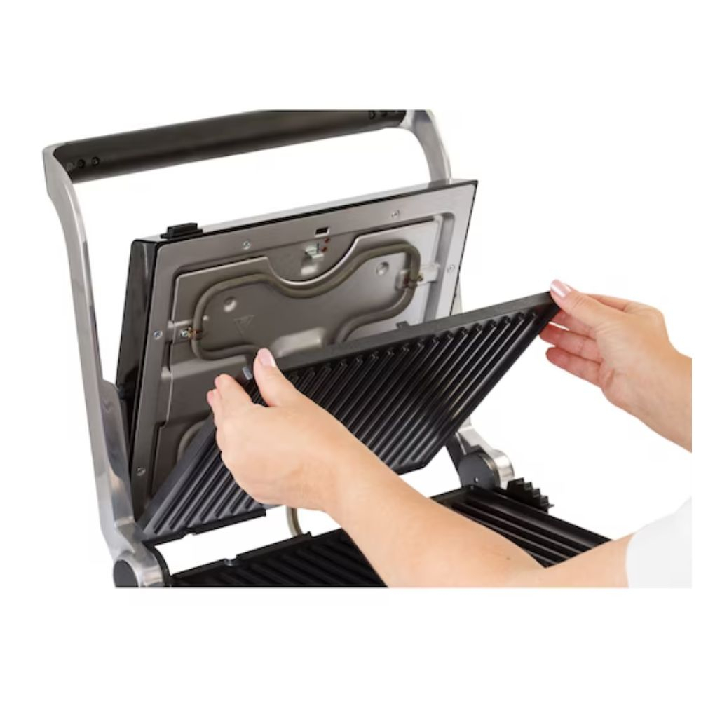 Grill Eletrico C/ Abertura Black + Decker Gourmand Gris G1500g