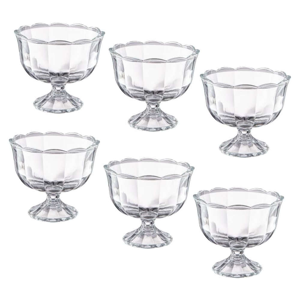 Jg C/ 6 Tacas P/ Sobremesa Peach 410ml Transparente