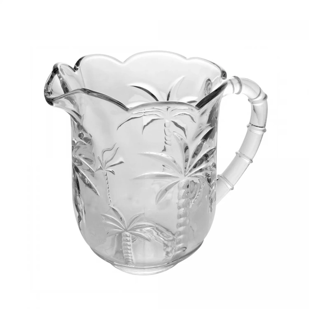 Jg C/ 7 Pcs Jarra+6 Tacas Palm - 1,3l/240ml