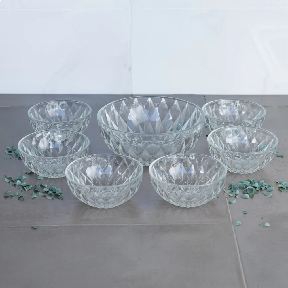 Jg P/ Sobremesa (saladeira+6 Cumbucas) Jg P/ Sobremesa (saladeira+6 Cumbucas)