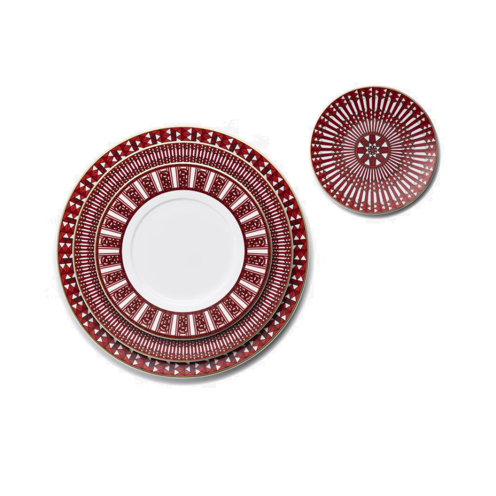 Jg Pratos Raso Vermelho Arcadia Jg Pratos Raso Vermelho Arcadia